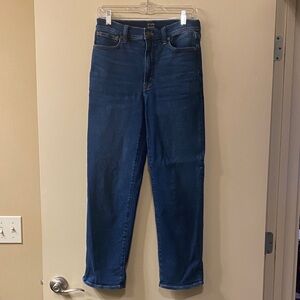 J. Crew Women's Dark Blue stovepipe/Straight Leg Jeans